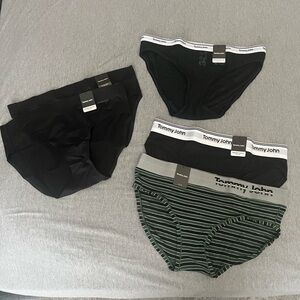 Tommy John medium NWT Women's Panties Set of five!